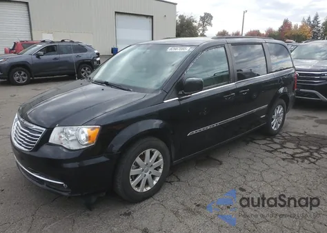 2016 Chrysler Town & Country Touring из США, поврежденный, VIN 2C4RC1BG3GR238035